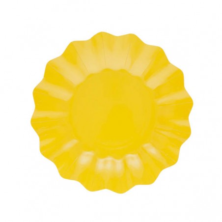 PIATTI NEW SHAPE CM.21 GIALLO 8pz
