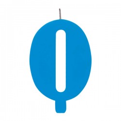 CANDELINA SCINTILLANTE TURCHESE N°0 9,5cm