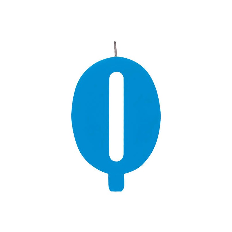 CANDELINA SCINTILLANTE TURCHESE N°0 9,5cm