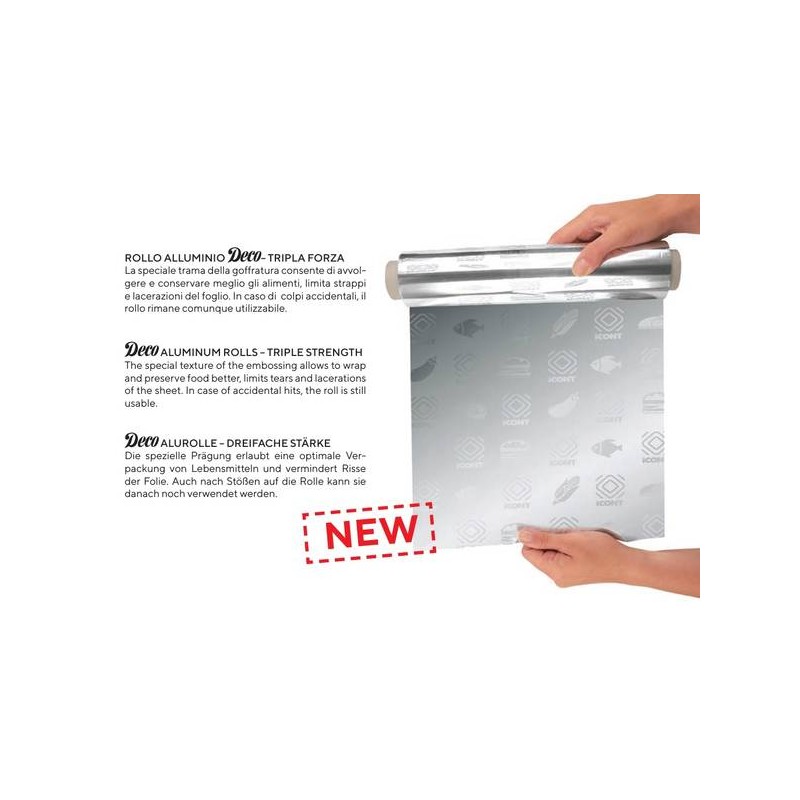 ALLUMINIO GOFFRATO ALTA RESISTENZA H.33 1,140kg RICARICA ICONT