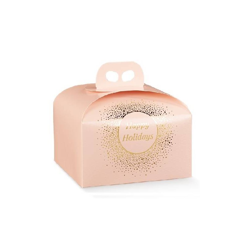 SCATOLA PANETTONE 24,5x24,5x13cm SPOT CIPRIA