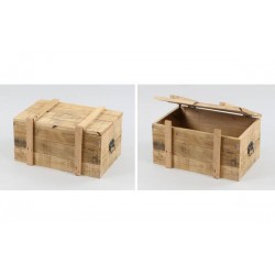 BAULE RETT.LEGNO NATURALE 45x29x23cm
