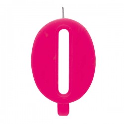 CANDELINA SCINTILLANTE FUCSIA N°0 9,5cm