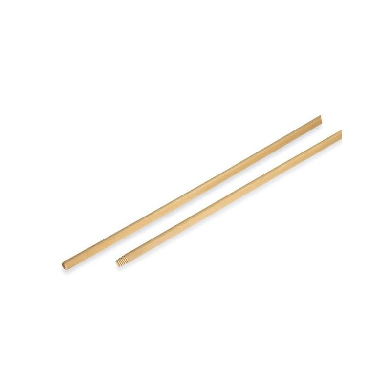 MANICO INDUSTRIALE LEGNO VERNICIATO WOODY VF 150cm C/FORO E VITE