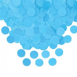 CORIANDOLI IN CARTA ø4cm 50gr CELESTI