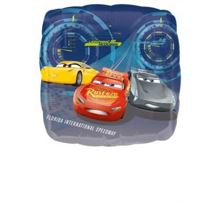 PALLONE QUADRATO MYLAR CARS 42cm