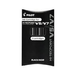 CARTUCCE REFILL PILOT V5 HI-TECPOINT 3PZ NERO