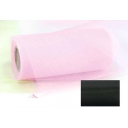 TULLE ROTOLO H.25 100mt COLOR STAR NERO