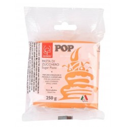 PASTA DI ZUCCHERO POP 250gr ARANCIO PASTELLO
