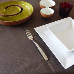 COPRIMACCHIA 100x100 AIRLAID PLUS 25pz CACAO