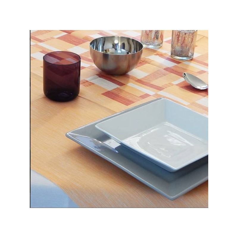 COPRIMACCHIA 100x100 AIRLAID PLUS 25pz KUADRA ARANCIO