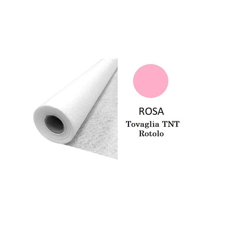 TOVAGLIA TNT ROTOLO H.140 ROSA 7mt