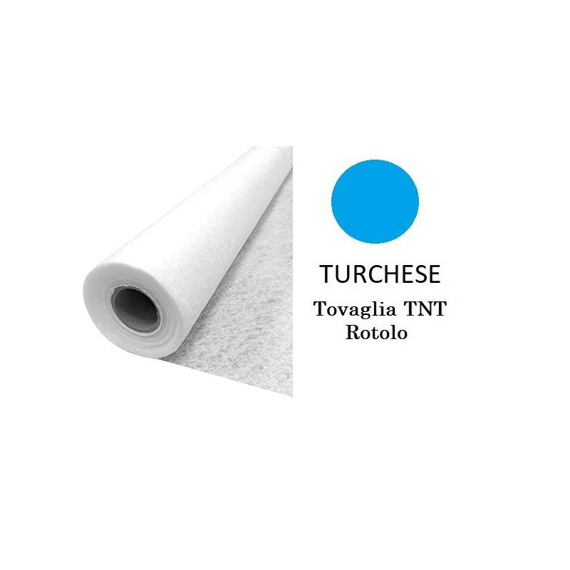 TOVAGLIA TNT ROTOLO H.140 TURCHESE / COBALTO 7mt