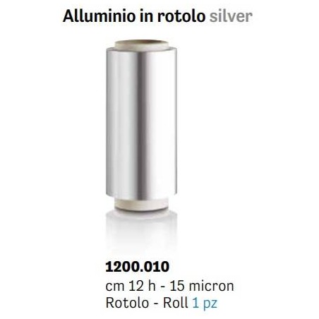 ALLUMINIO IN ROTOLO H.12 PER MECHES 15my 380gr