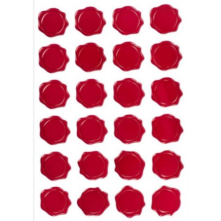 ETICHETTE ADESIVE CERALACCA IN PVC 3x3cm 48pz