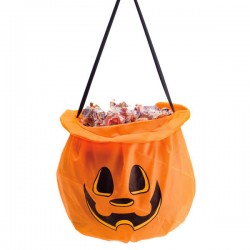 CESTINO ZUCCA IN TESSUTO 18X15cm