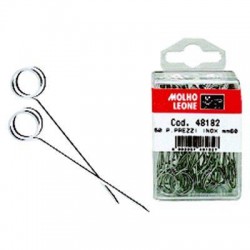 SPILLONE INOX PORTAPREZZI MOLHO LEONE 50pz