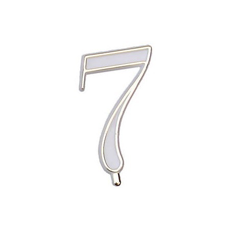 NUMERO 7 PLASTICA BASE OVALE