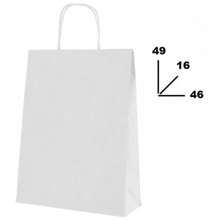 BORSA CARTA BIANCA MIS.46+16x49cm