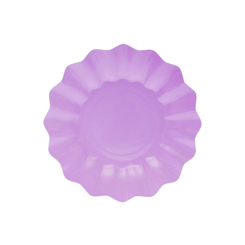 PIATTI NEW SHAPE CM.27 MALVA 8pz