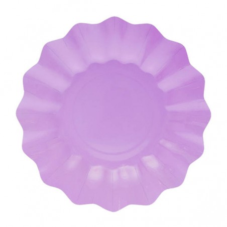 PIATTI NEW SHAPE CM.27 MALVA 8pz