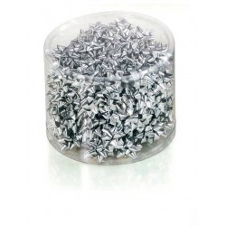 MICROSTELLE 5mm LUX ARGENTO 100pz STAR