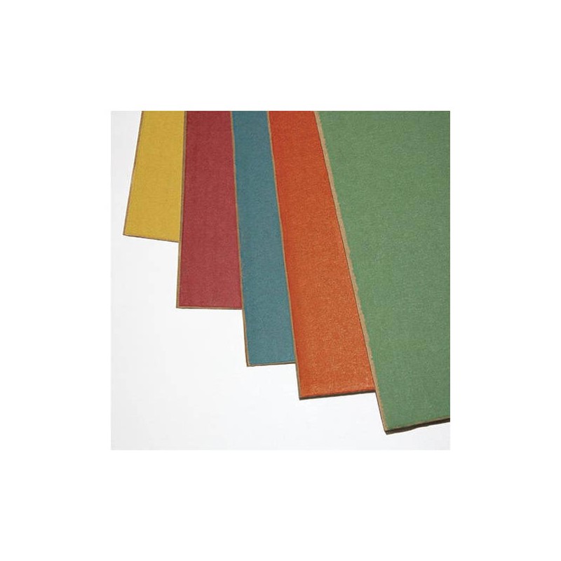 CARTON BLOCK ONDULATO/LISCIO 50x70cm ROSSO 5 FOGLI