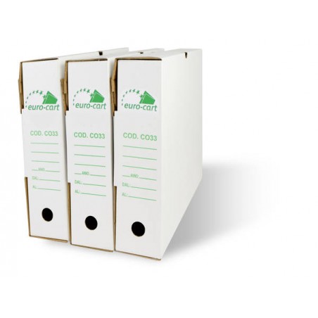 PORTA DOCUMENTI CARTONE 27x35x8 BIANCO