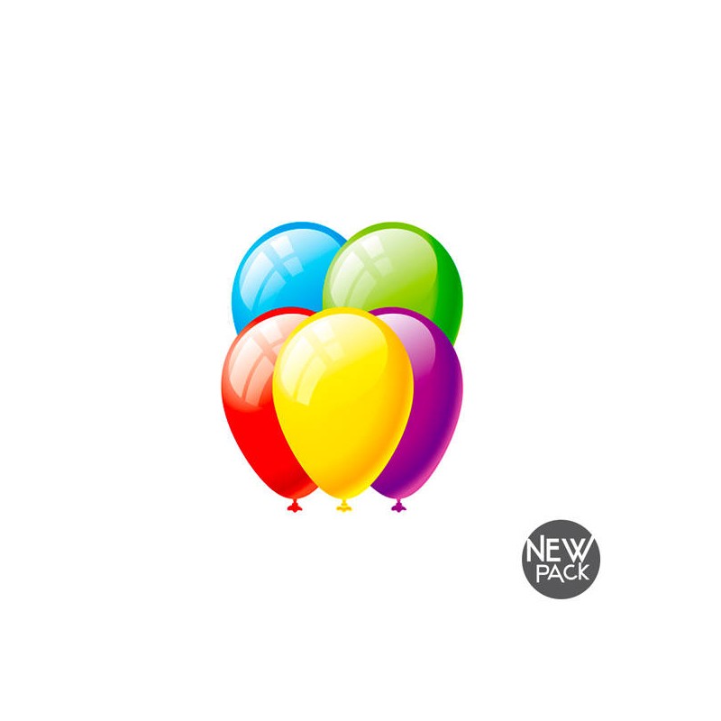 PALLONCINI LATTICE ø50 COLOR 6pz