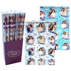 CARTA REGALO ROTOLO VIOLETTA 0,7X2mt