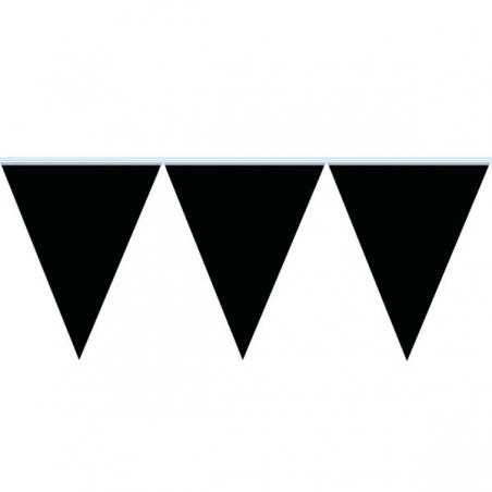 FESTONE BANDIERINE PVC 10mt NERO GIVI