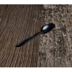 CUCCHIAI MATER-BI BIO COMPOSTABILI NERO 100pz USOBIO