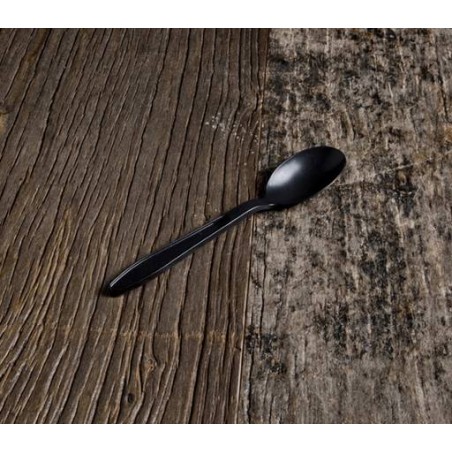 CUCCHIAI MATER-BI BIO COMPOSTABILI NERO 100pz USOBIO