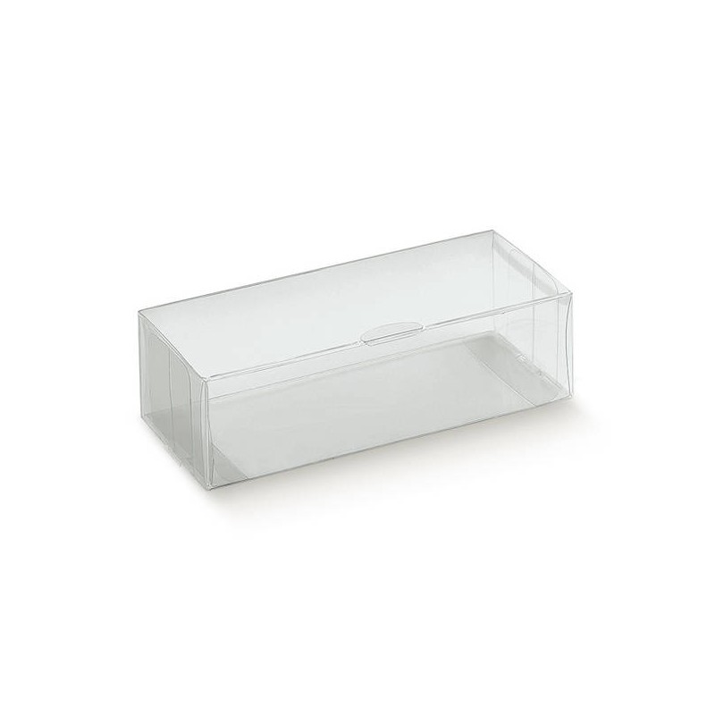 SCATOLA ASTUCCIO PVC TRASPARENTE 15x6x4cm 10pz