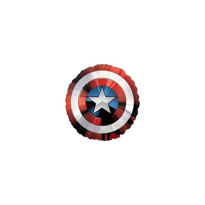 PALLONE MYLAR SCUDO CAPITAN AMERICA 71cm