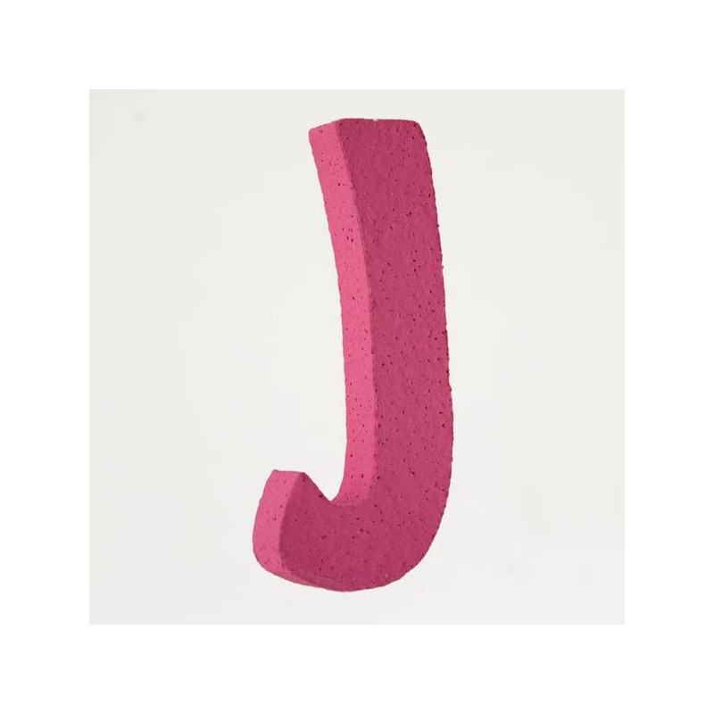 LETTERA POLISTIROLO PASTELLO mm120x90 J FUCSIA