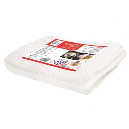 FILTRO PER ALIMENTI (ETAMINE) CROWN CHEF POLIAMMIDE-TNT 75x75cm 25pz