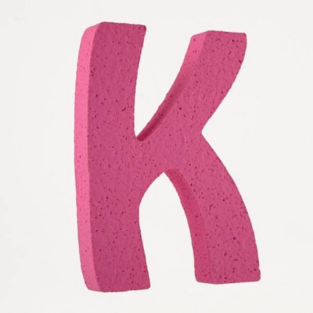 LETTERA POLISTIROLO PASTELLO mm120x90 K FUCSIA