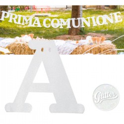 FESTONE PRIMA COMUNIONE BIANCO PERLA 3mt