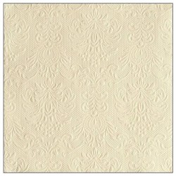 TOVAGLIOLI 33x33cm ELEGANCE CREAM 15pz
