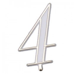 NUMERO 4 PLASTICA BASE OVALE