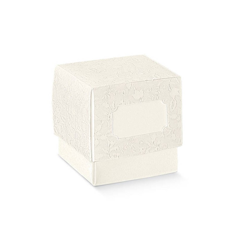 SCATOLA FLEUR F/COP 7x7x7 HARMONY BIANCO 10pz