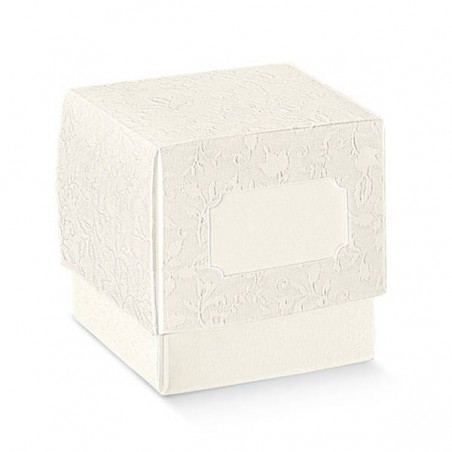SCATOLA FLEUR F/COP 7x7x7 HARMONY BIANCO 10pz