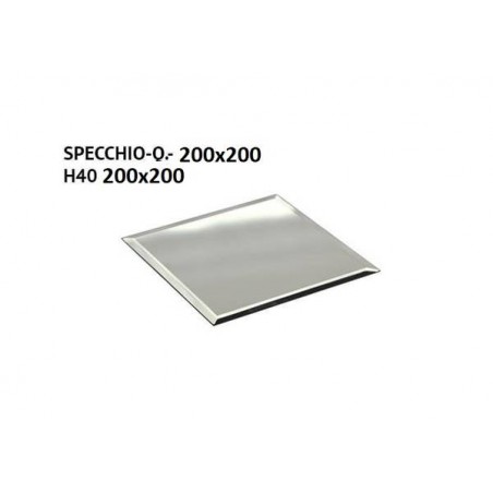 SPECCHIO QUADRATO VETRO 20x20cm H.4mm