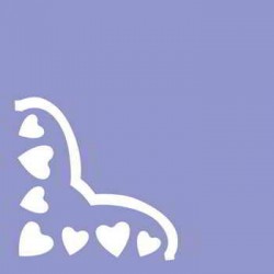 FUSTELLA 38mm ANGOLARE CUORI