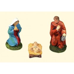 NATIVITA' IN RESINA 6cm MULTICOLOR SET 3pz