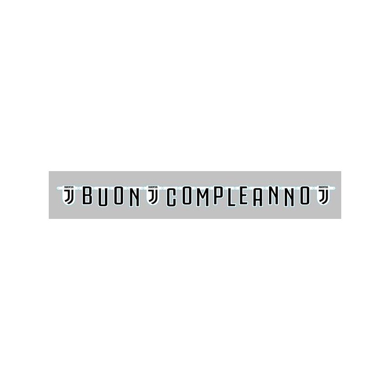 FESTONE BUON COMPLEANNO XL JUVENTUS 250x15cm