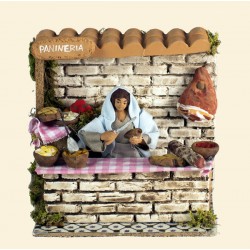 VENDITRICE DI PANE 10cm MOVIMENTO 15x10x14cm