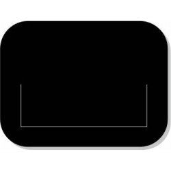 SEGNAPREZZI AUTOPORTANTE NERO 6x5cm 50pz