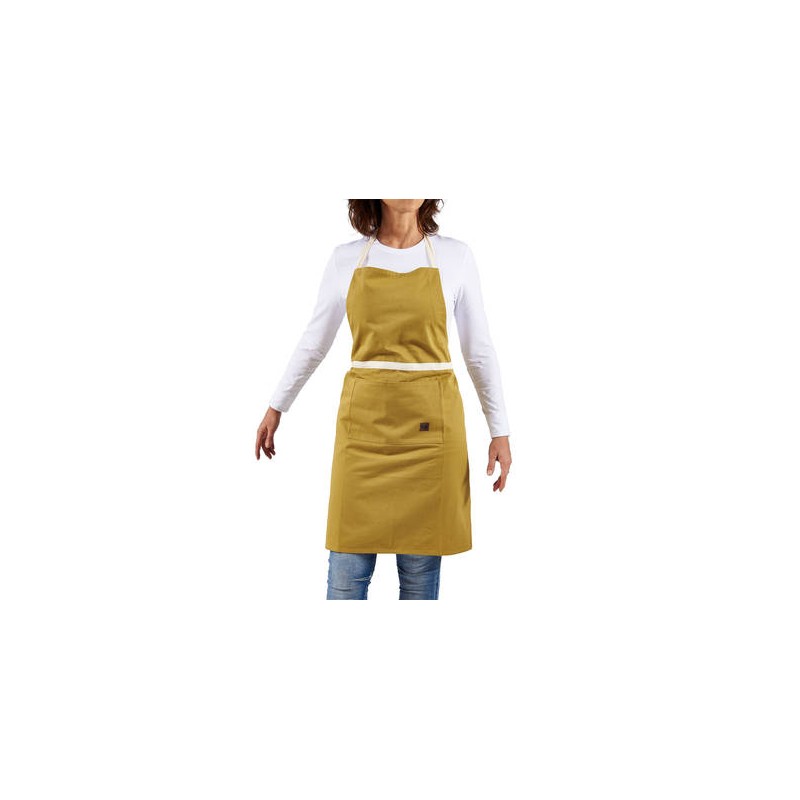 GREMBIULE COTONE ANTIBES 68x85cm SENAPE